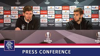 PRESS CONFERENCE  Gerrard and Flanagan  03 Oct 2018 [upl. by Samson]