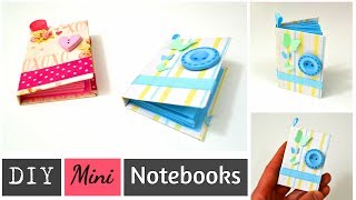 DIY MINI NOTEBOOKS  DIY Arts and Crafts  POCKET  SIZED PAPER NOTEBOOKS  Best out of waste [upl. by Ettenoj895]