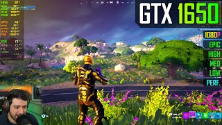 GTX 1650  Fortnite Chapter 5  Season 1 [upl. by Cazzie]