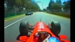 Rubens Barrichello Ferrari Grand Prix of Australia 2001 FP2 onboard [upl. by Elleuqram]