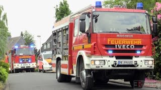 GROSSEINSATZ  HAUS AUSGEBRANNT  Vollalarm Feuerwehr Mettmann [upl. by Ardy]