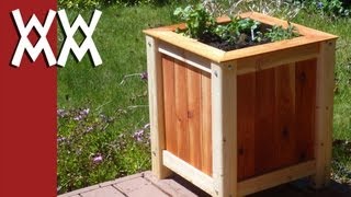 Build an easy inexpensive wood planter box [upl. by Onofredo]