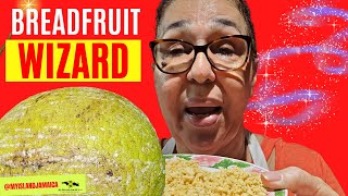 😳 LOOK What She Does With BREADFRUIT🍈 breadfruitrecipes [upl. by Inverson]