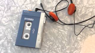 Vintage Walkman Stereo TPSL2 Watch it Play [upl. by Meehahs]