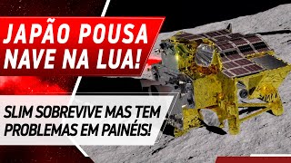 JAPÃO POUSA ESPAÇONAVE SLIM NA LUA E FAZ HISTÓRIA [upl. by Nanreik]