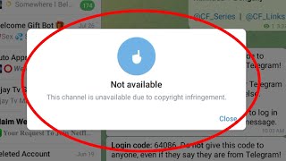 Telegram Not available Problem  This channel is unavailable due to copyright infringement [upl. by Anierdna668]