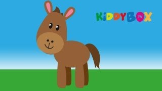 Hopp hopp hopp Pferdchen lauf Galopp  Kinderlieder KIDDYBOXTV [upl. by Eelyme773]