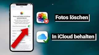 Fotos vom iPhone löschen aber in iCloud behalten [upl. by Ardis]