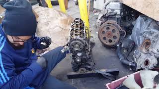 Mazda b2000 b2200 engine tear down engine rebuild [upl. by Alekal]