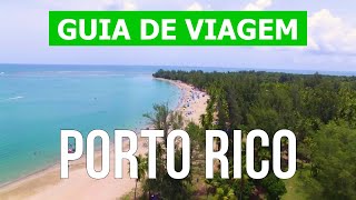 Viagem à Porto Rico  Atrativos natureza praias paisagens  Vídeo 4k  Ilha Porto Rico o que ver [upl. by Sherris]