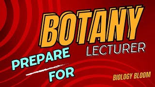 Botany Lecturer MCQs part 2 biologybloom [upl. by Mitchiner]