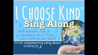 quotI Choose Kindquot An Original Song about Kindness inspired by the book quotWonderquot by R J Palacio [upl. by Suivatal]