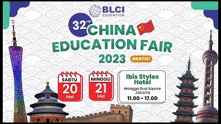 32nd China Education Fair 2023 Jakarta  Beasiswa Scholarship S1 S2 [upl. by Howe]