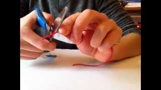 How To Strip A Wire With Scissors [upl. by Atnim690]