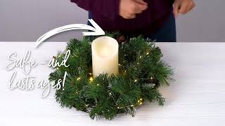 How to make a Christmas table centerpiece [upl. by Rehpotirhc]