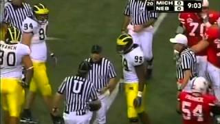 2005 Dec 28  Alamo Bowl  Michigan vs Nebraska [upl. by Gersham]