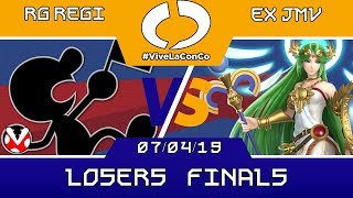 ConComics Abril 2019 RG  Regi GampW PP vs EX  JMV Palutena Losers Finals [upl. by Yatnuhs]