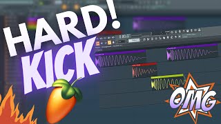 Hard Hitting DRUMS  Punchy Kick Tutorial  FL Studio [upl. by Sioux]