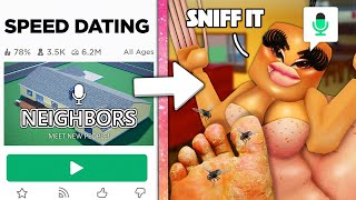 THIS ROBLOX SPEED DATING GAME IS SUS 😳 VOICE CHAT [upl. by Fortune]