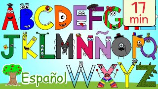 ¡Las Letras y sus Colores y Más Canciones Infantiles del ABC  El Árbol del Español [upl. by Llig]