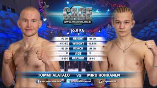 CAGE 51 MMA Tommi Alatalo vs Miro Honkanen Full Fight [upl. by Nosille]