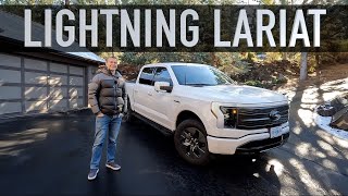 Ford F150 Lightning Lariat Review [upl. by Oregolac492]