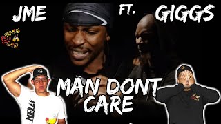 JME FCKED OUR HEADS UP AGAIN  Americans React to JME ft Giggs  Man Dont Care [upl. by Eimrej]