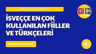 İSVEÇÇE EN ÇOK KULLANILAN FİİLLER VE TÜRKÇELERİ isveççe isveççefiiller [upl. by Lazar]