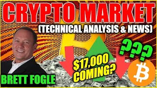 🔥BITCOIN CRASHING HOW LOW WILL IT GO BTC TA WITH BRETT FOGLE [upl. by Aihsemot]