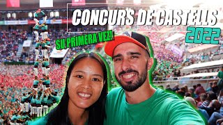 VLOG del CONCURS de CASTELLS 2022  MI NOVIA de VIETNAM 🇻🇳 ME HICIERON LLORAR DE EMOCIÓN 😍 [upl. by Jeavons]