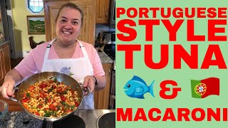 How to Make Portuguese Tuna and Macaroni Recipe  Azorean Green Bean [upl. by Haroldson]