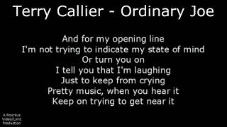 Northern Soul  Terry Callier  Ordinary Joe  With Lyrics [upl. by Lundgren]