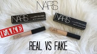 REAL vs FAKE NARS Creamy Concealer quotCustardquot [upl. by Langille]