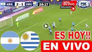 Argentina vs Uruguay en vivo donde ver a que hora juega argentina vs uruguay Eliminatorias 2023 [upl. by Olim]