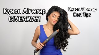 Dyson AirWrap Pro Tips amp Hair Tutorial  GIVEAWAY [upl. by Samot147]