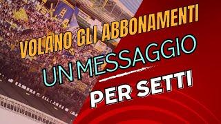 Gli abbonamenti volano un messaggio per Setti [upl. by Mikol278]