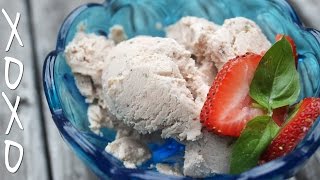 Strawberry Basil Ice Cream [upl. by Athey]