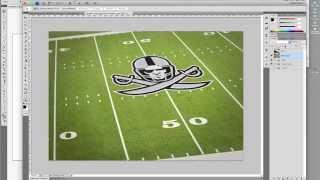 How to Make a PSD Football Field Mockup [upl. by Oicatsana]