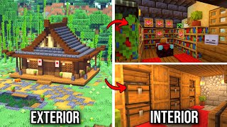 COMO HACER una CASA JAPONESA PERFECTA en MINECRAFT SURVIVAL [upl. by Draillih]