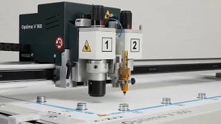 Optima Flatbed Cutting Plotter  Valiani [upl. by Samled]