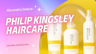 Using Philip Kingsley Haircare for a first time  review [upl. by Putnem]