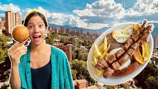 LA MEJOR BANDEJA PAISA DE MEDELLÍN Y EL BUÑUELO MÁS GRANDE DEL MUNDO 🇨🇴 Ep 2  La Cooquette Travels [upl. by Netsirhk322]