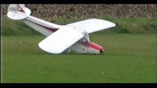 RC PLANE CRASH  QUARTER SCALE PIPER CUB STALLS  JON [upl. by Dorita524]