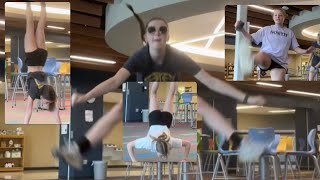 Wednesday Vlog  gymnastic skills 31324 [upl. by Aleakim820]