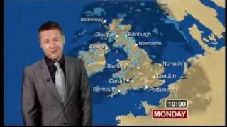 BBC News  Tomasz Schafernaker sings quotManic Mondayquot 170509 [upl. by Telocin]