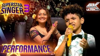 Superstar Singer S3 Chand chupa badal mein पे Avirbhav की अदाकारी देख कर Neha हुई फ़िदा performance [upl. by Aliak]