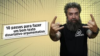 10 Passos para Fazer um bom Texto DissertativoArgumentativo  Brasil Escola [upl. by Mavra]