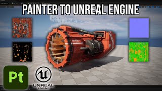 Substance 3D Painter Textures into Unreal Engine 5 Including Emission [upl. by Ille]