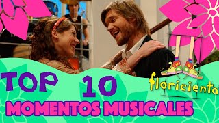 Floricienta TOP 10 MOMENTOS MUSICALES [upl. by Aydidey]