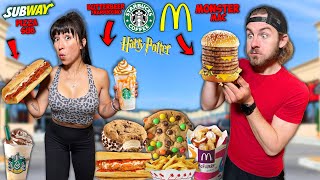 We Ate The UNHEALTHIEST Fast Food Secret Menu Hacks For 24 Hours [upl. by Asselam29]